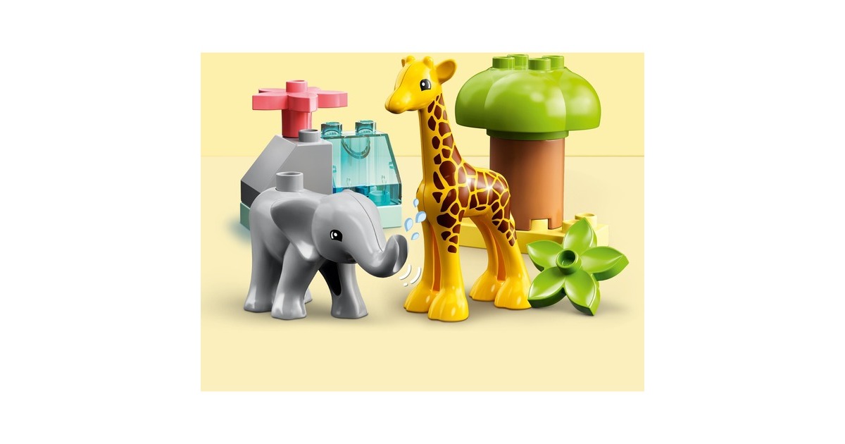 LEGO Duplo 10971 Animaux sauvages d'Afrique, Jouet sur le Safari