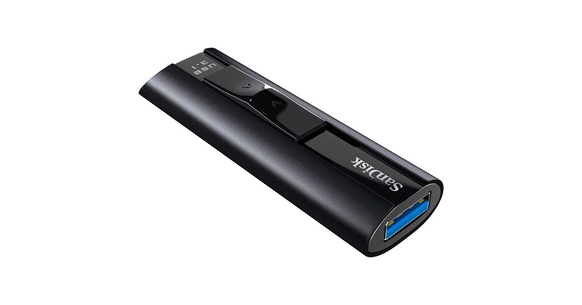 Clé USB Sandisk Extreme PRO 1 To - Vitesse 1000 Mo/s, USB-C, Logiciel De Récupération