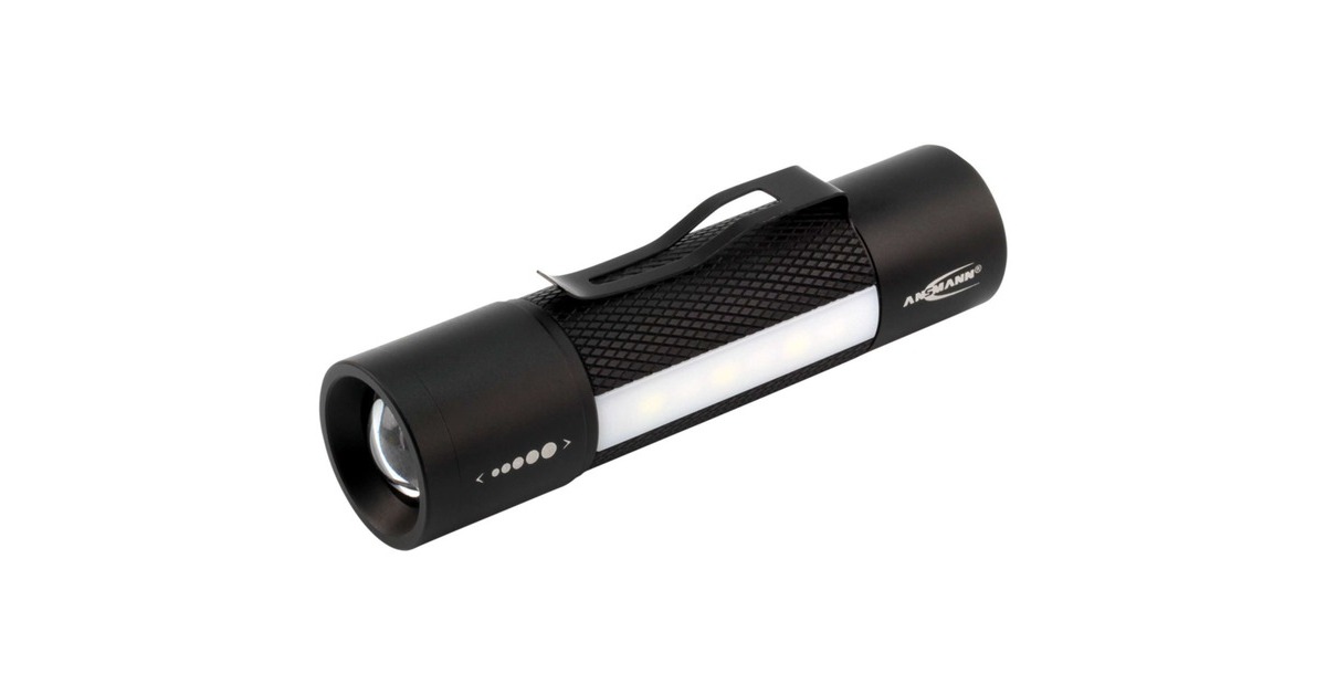 Lampe LedDe Poche Torche Ansmann Noir shtxQrdCB