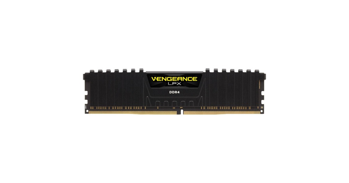 DDR4 32GB PC 3200 CL16 CORSAIR KIT (4x8GB) Vengeance Black retail - Mémoire  vive - Achat moins cher