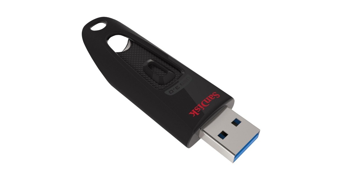 SanDisk Cruzer Glide - 32 Go - USB 3.0 - Noir/Rouge