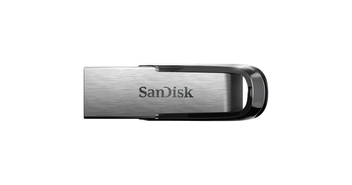 Clé USB SanDisk ULTRA FLAIR Argenté Noir 128 GB main image 1