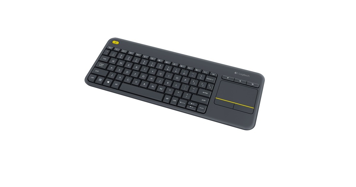 Clavier Sans Fil Logitech K400 Plus Gris Foncé (5099206059276)