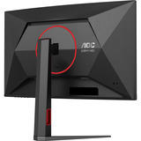 AOC C27G4Z2 27" Moniteur gaming incurvé Noir/rouge, 1x DisplayPort, 2x HDMI, 240 Hz, (OC)