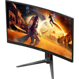 AOC C27G4Z2 27" Moniteur gaming incurvé  Noir/Rouge, HDMI, DisplayPort, 260 Hz OC