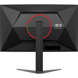 AOC C27G4Z2 27" Moniteur gaming incurvé  Noir/Rouge, HDMI, DisplayPort, 260 Hz OC