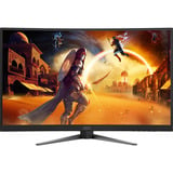 AOC  27" Moniteur gaming incurvé  Noir/Rouge