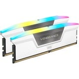 Corsair 32 Go DDR5-6000 Kit, Mémoire vive Blanc, CMH32GX5M2D6000C36W, Vengeance RGB, XMP 3.0