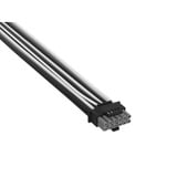 Corsair PCIe 12 V - 2 x 6 vers 2 x 8 broches (6+2 séparées), Câble Noir/Blanc, 650 mm