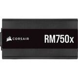 Corsair RM750x (2021), 750 Watt alimentation  Noir, 750 W, 100 - 240 V, 47 - 63 Hz, 10 - 5 A, 150 W, 750 W