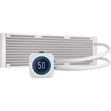 Corsair iCUE H150i ELITE LCD XT, Watercooling Blanc, 4-pins PWM fan-connector