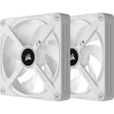 Corsair iCUE LINK QX140 RGB Starter kit ventilateurs de boîtier Blanc, 2 pièces, 140 x 140 x 25 mm, PWM, contrôleur inclus