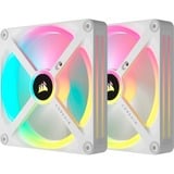 Corsair iCUE LINK QX140 RGo 140mm PWM Fans Starter Kit - Wit, Ventilateur de boîtier Blanc