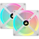 Corsair iCUE LINK QX140 RGo 140mm PWM Fans Starter Kit - Wit, Ventilateur de boîtier Blanc