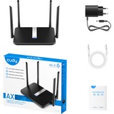 Cudy AX1800 Gigabit Wi-Fi 6 Mesh Router, Routeur maillé Noir, Cudy Mesh