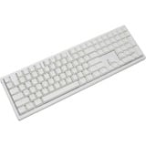 Ducky Zero 6108, clavier gaming Blanc, Layout BE, Cherry MX2A Blue