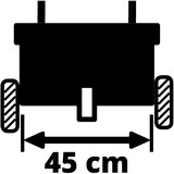 Einhell GC-SR 12 distributeur manuel 12 L, Épandeur Rouge/Noir, 12 L, 0,45 m, Noir, Rouge, 210 mm, 535 mm, 240 mm