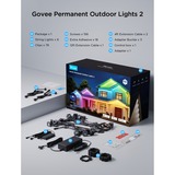 Govee Permanent Outdoor Lights 2 (30 m), Éclairage d'ambiance Noir