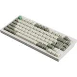 Keychron Q1 Max-P3Z QMK, clavier Blanc, Layout BE, Gateron Jupiter Brown, RGB leds, 75%, Hot-swappable, Bluetooth, 2.4GHz