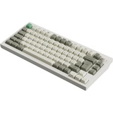 Keychron Q1 Max-P3 QMK, clavier Blanc, Layout BE, Gateron Jupiter Brown, RGB leds, 75%, Hot-swappable, Bluetooth, 2.4GHz