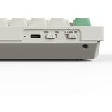 Keychron Q1 Max-P3 QMK, clavier Blanc, Layout BE, Gateron Jupiter Brown, RGB leds, 75%, Hot-swappable, Bluetooth, 2.4GHz