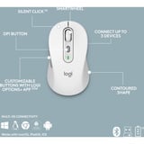 Logitech MK950 Signature Slim Wireless set de bureau Blanc, Layout US-International (QWERTY), 400 - 4000 dpi