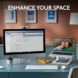 Logitech null set de bureau sans fil Blanc, Layout US-International (QWERTY)
