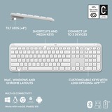 Logitech null set de bureau sans fil Blanc, Layout US-International (QWERTY)