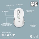 Logitech null set de bureau sans fil Blanc, Layout US-International (QWERTY)