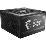 MSI MAG A750GL, 750 Watt alimentation  Noir, 3x PCIe, Gestion des câbles