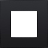 Niko Plaque de recouvrement simple, Finition Noir