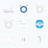 Reolink W320-W 5 MP WiFi double bande, Caméra de surveillance Blanc