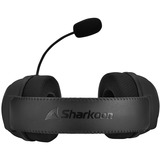 Sharkoon SKILLER SGH25 casque gaming over-ear Noir, PC, PlayStation 5, Xbox Series X|S