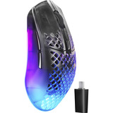 SteelSeries Aerox 3 Wireless Gen 2 Shadow, Souris gaming Noir/transparent