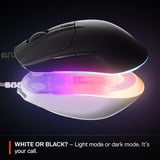 SteelSeries Rival 3 Gen 2, Souris gaming Blanc, 8 500 ppp, RGB
