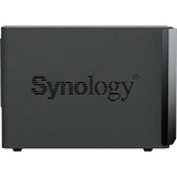 Synology DiskStation DS225+, NAS Noir, 1x LAN 1 GbE, 1x LAN 2,5 GbE, 2x USB 3.2 Gen 1