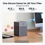 UGREEN NASync DH4300 Plus Gris, 1x 2,5GbE, HDMI, USB-C