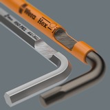 Wera 950/9 Hex-Plus Multicolore Jeu de clés à molette impériales, pouce, 9 pièces, Tournevis Noir, BlackLaser