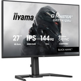 iiyama G-Master Black Hawk GB2741QSU-B1 27" Moniteur gaming Noir, 1x DisplayPort, 1x HDMI, 2x USB-A, 144 Hz