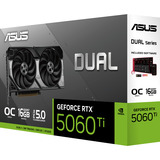 ASUS DUAL GeForce RTX 5060 Ti OC 16G, Carte graphique 3x DisplayPort, 1x HDMI