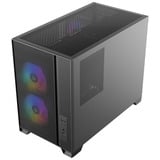 Antec FLUX M boîtier mini tower Noir | 1x USB-A | 1x USB-C | Window
