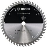 Bosch 2 608 837 699 lame de scie circulaire 18,4 cm 1 pièce(s) Bois dur, Bois tendre, 18,4 cm, 1,6 cm, Pointe au carbure de tungstène (TCC), 1,1 mm, 7900 tr/min