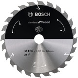 Bosch Expert T24 lame de scie circulaire 16 cm 1 pièce(s) Bois dur, Bois tendre, 16 cm, 2 cm, 1 mm, 9500 tr/min, 1,5 mm