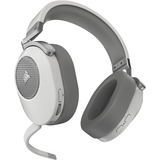 Corsair HS65 WIRELESS casque gaming over-ear Blanc, Bluetooth 5.2, 2,4 GHz USB, PC, PlayStation 5