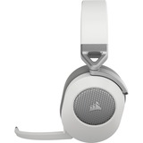 Corsair HS65 WIRELESS casque gaming over-ear Blanc, Bluetooth 5.2, 2,4 GHz USB, PC, PlayStation 5
