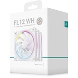 DeepCool R-FL12-WHAPN3-G, Ventilateur de boîtier Blanc