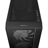 DeepCool  boîtier midi tower Noir | 1x USB-A | 1x USB-C | RGB | Verre Trempé