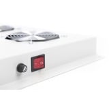 Digitus Ventilateur de toit pour armoire de serveur unique, Module de ventilation Gris, 4 ventilateurs