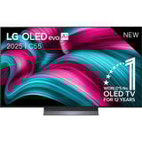 LG OLED evo AI C5 55" Ultra HD TV OLED Noir, 4x HDMI, 3x USB, Optique, Bluetooth, LAN, WLAN, HDR10, Dolby Vision