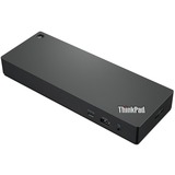 Lenovo ThinkPad Universal Thunderbolt 4, Station d'accueil Noir/Rouge, 40B00135EU